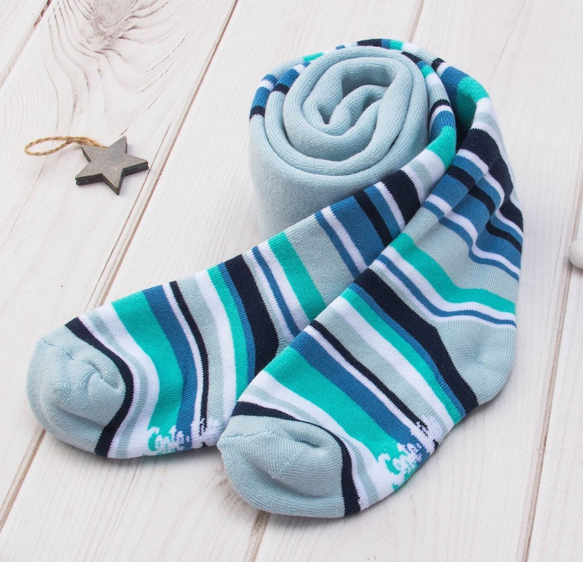 #7С-38СП(223) - Sof-tiki Conte-Kids Cotton Terry Tights for Girls & Boys 12/24m.