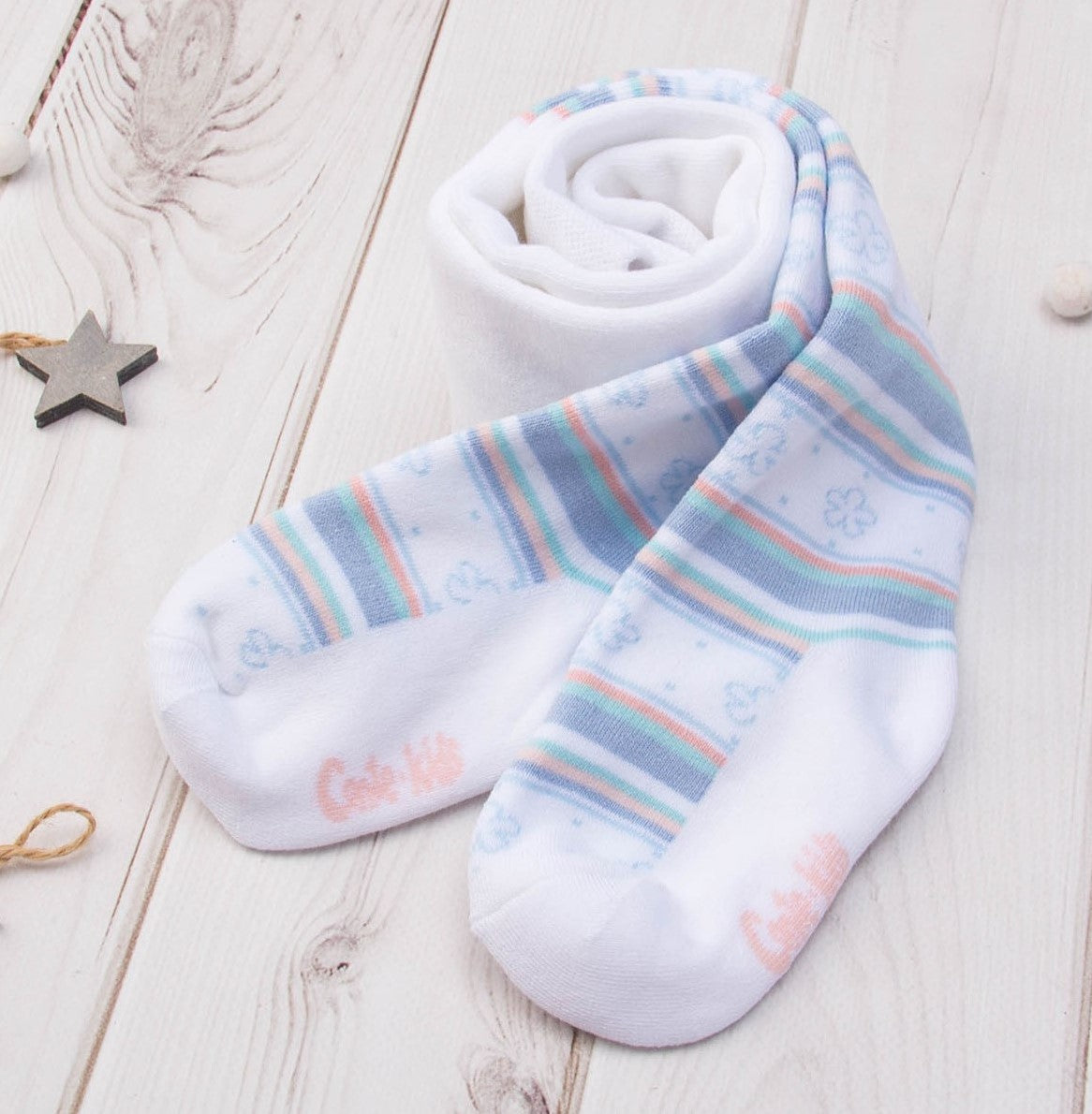 #7С-38СП(235) - Sof-tiki Conte-Kids Cotton Terry Tights 0/12m.