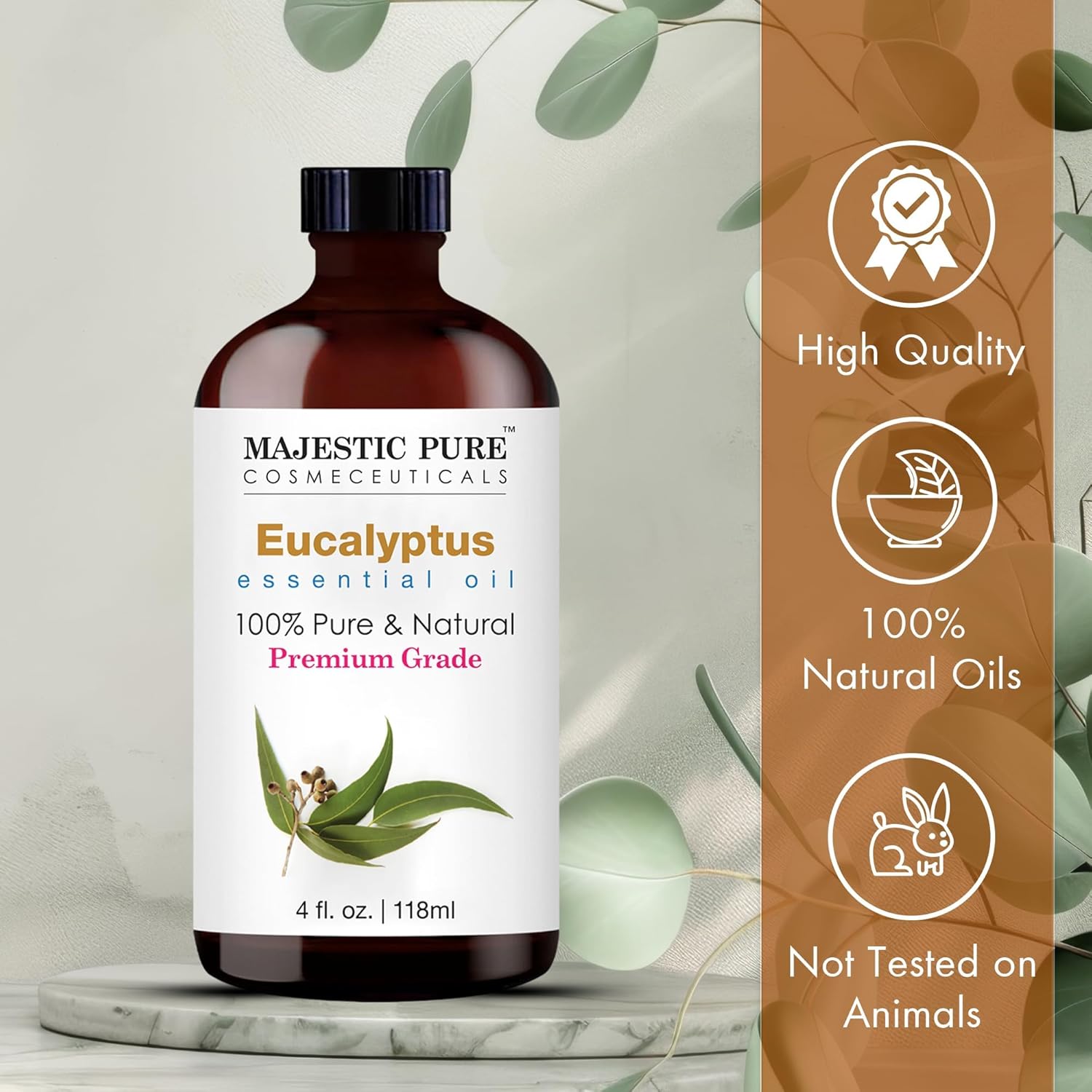 MAJESTIC PURE Eucalyptus Essential Oil