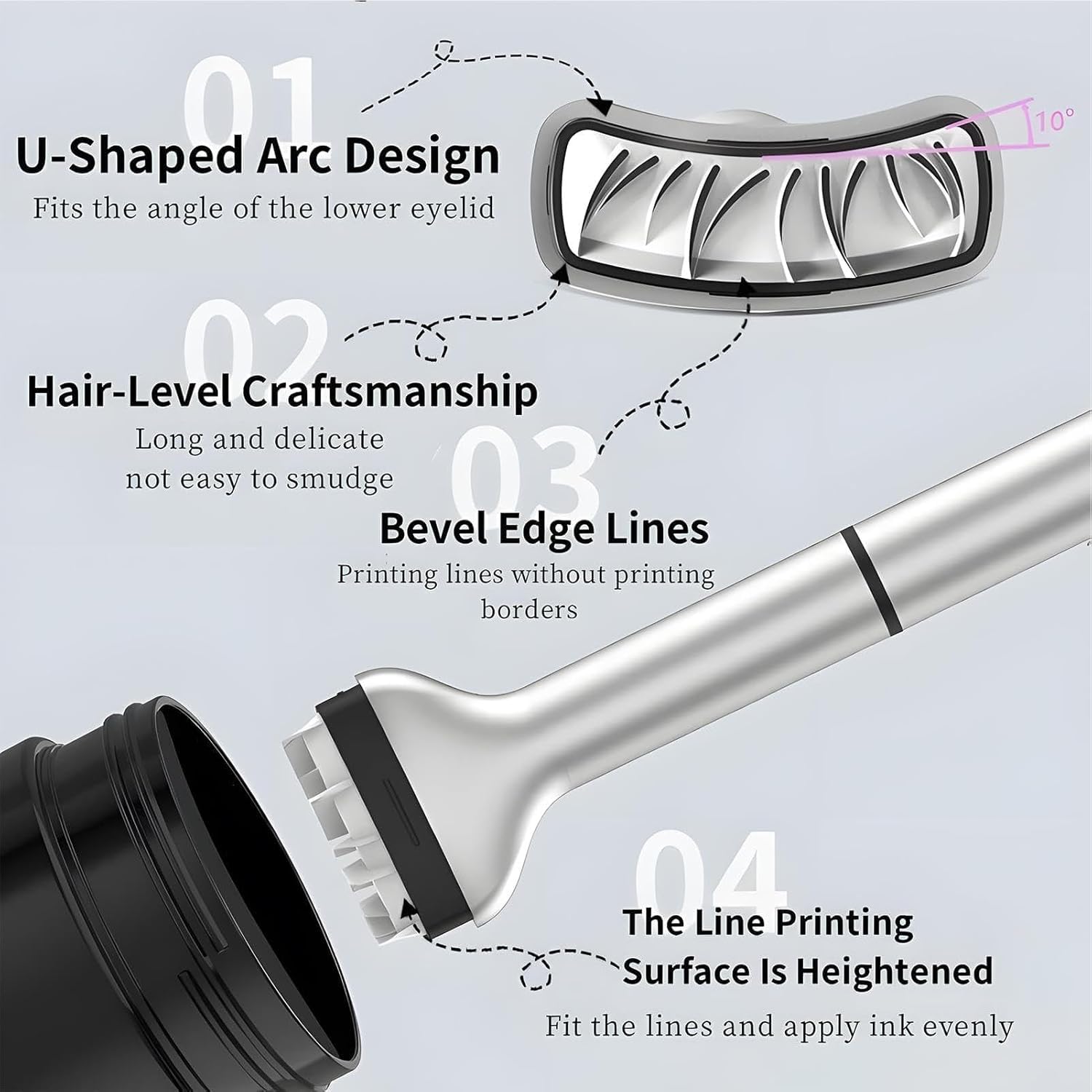 AOJN Lower Eyelash Stamp