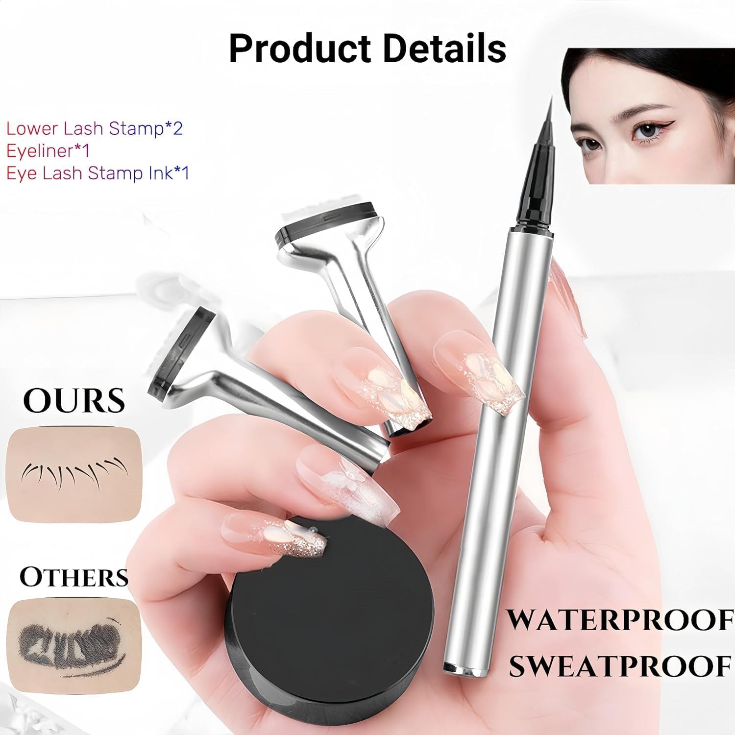 AOJN Lower Eyelash Stamp