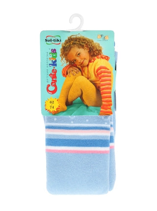 #7С-38СП(235) - Sof-tiki Conte-Kids Cotton Terry Tights 0/12m.