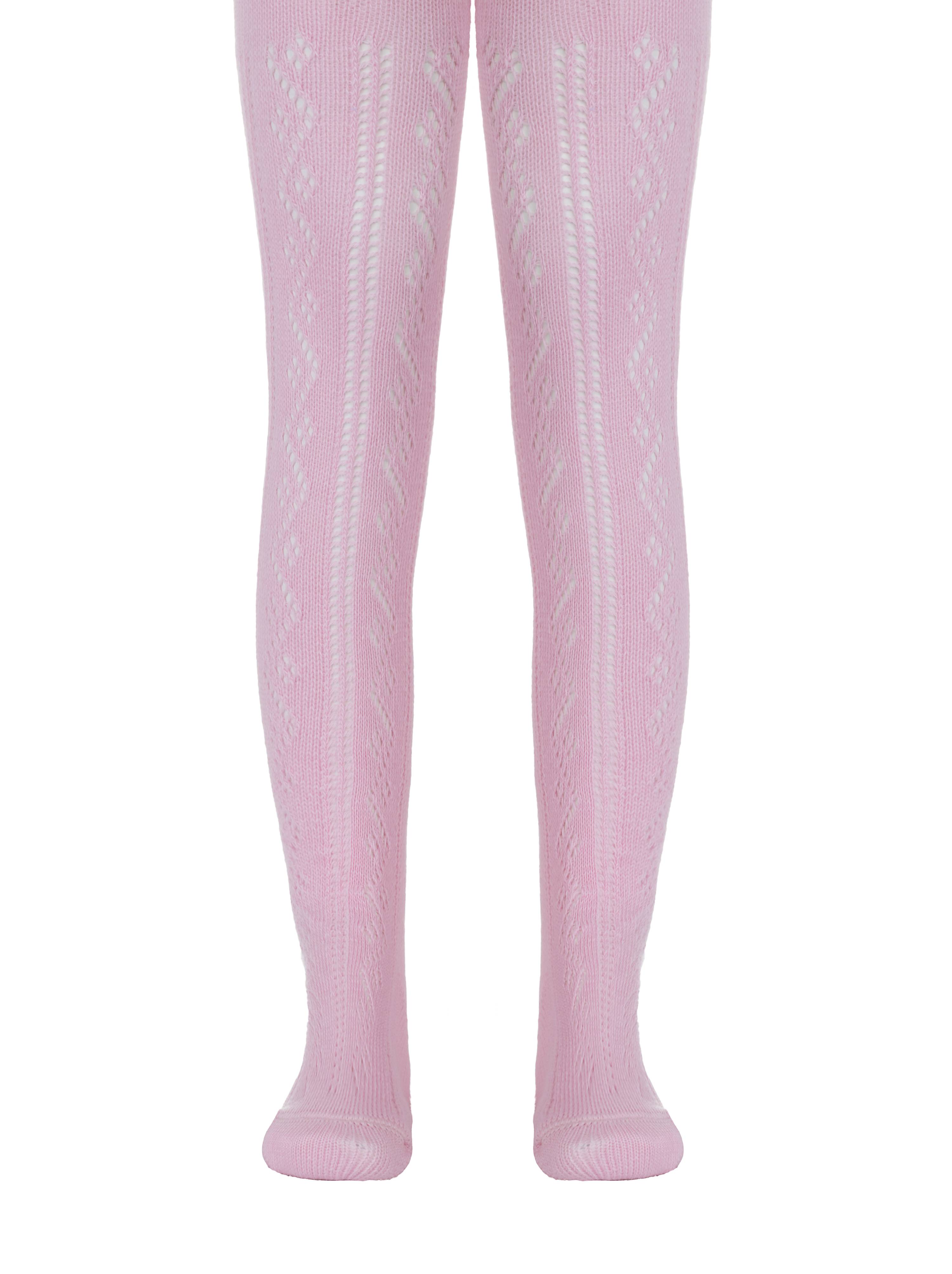 #7С-80СП(266) - Miss Conte-Kids Openwork Cotton Tights For Girls 0/12m.-12/24m.