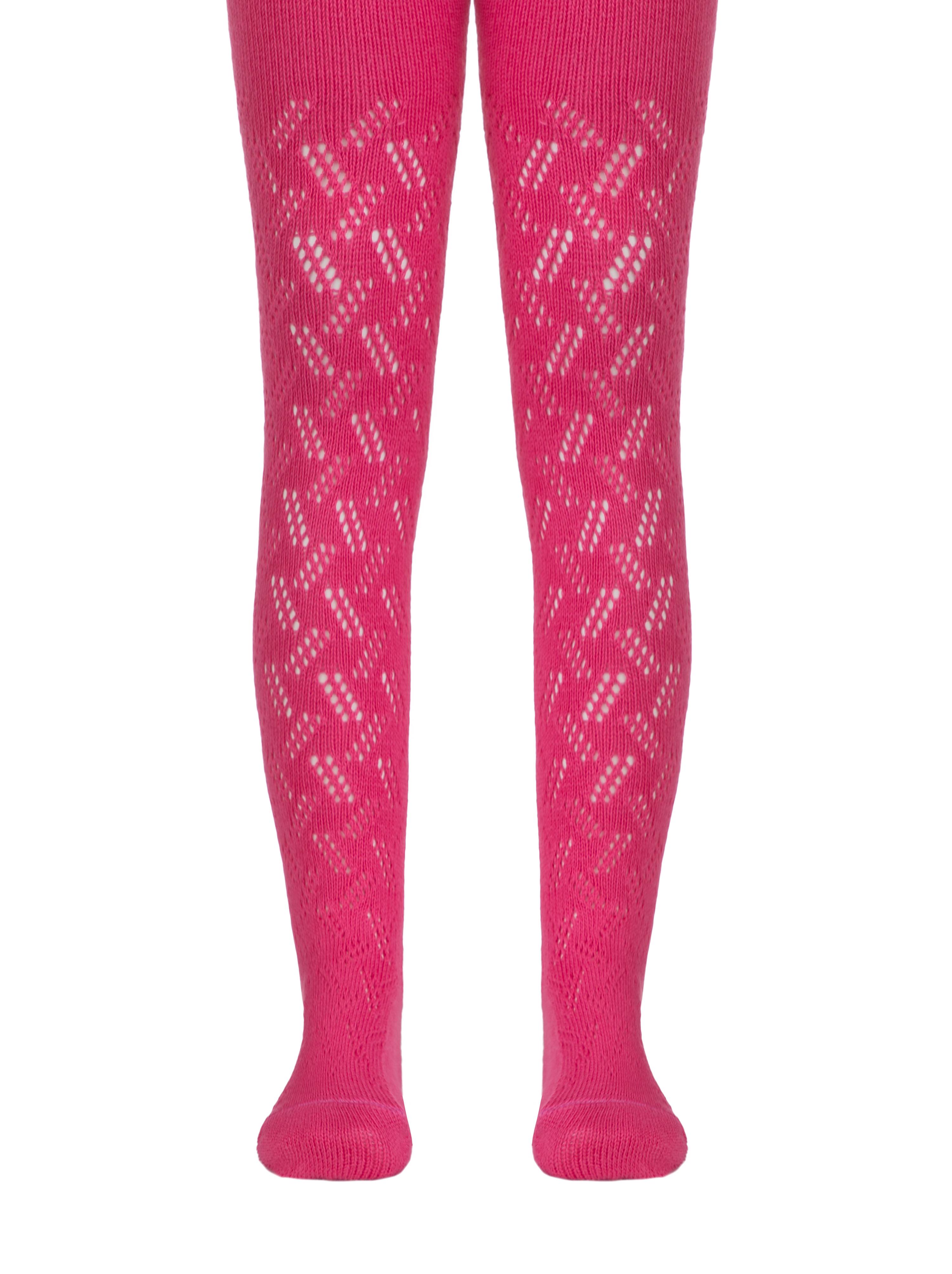 #7С-80СП(265) - Miss Conte-Kids Openwork Cotton Tights For Girls 0/12m.-12/24m.