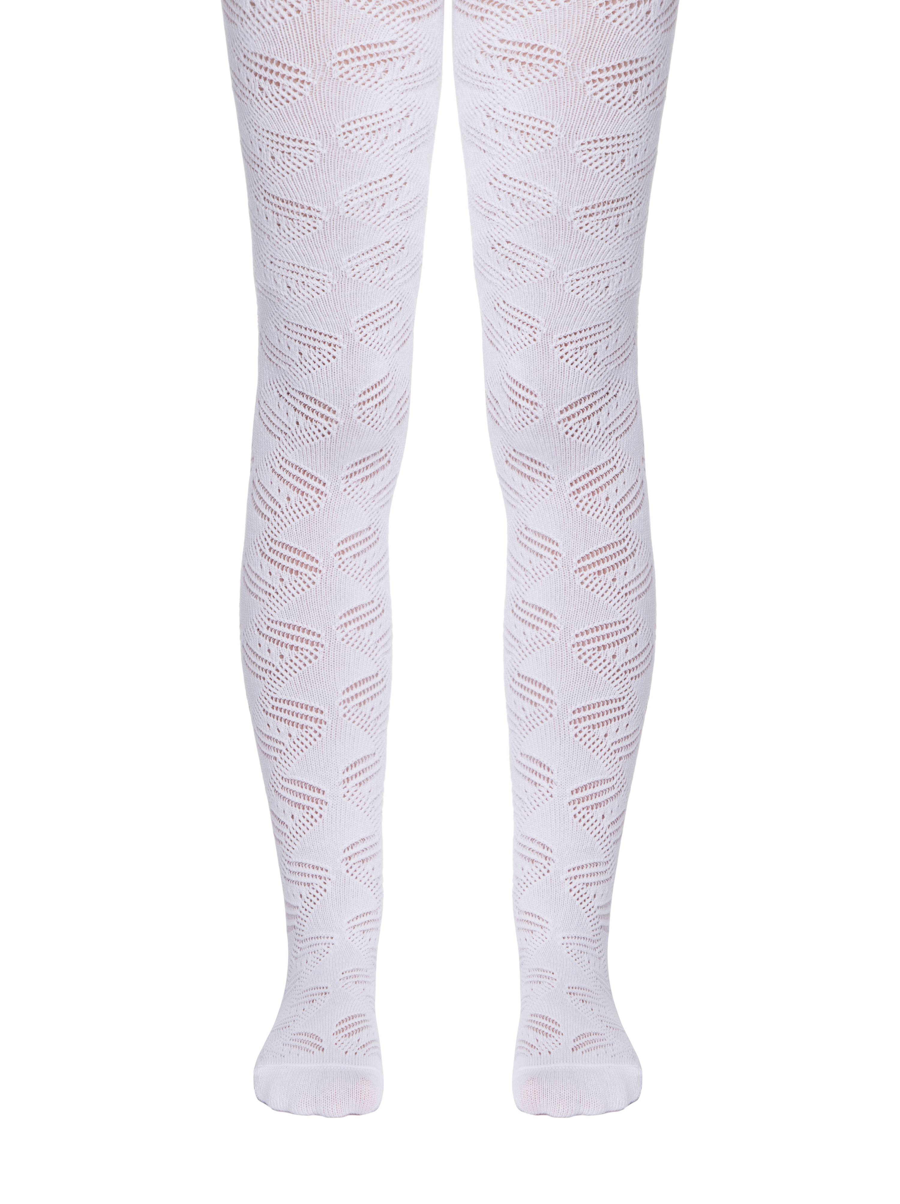 #7С-80СП(272) - Miss Conte-Kids Openwork Cotton Tights For Girls 6yr.-8yr.