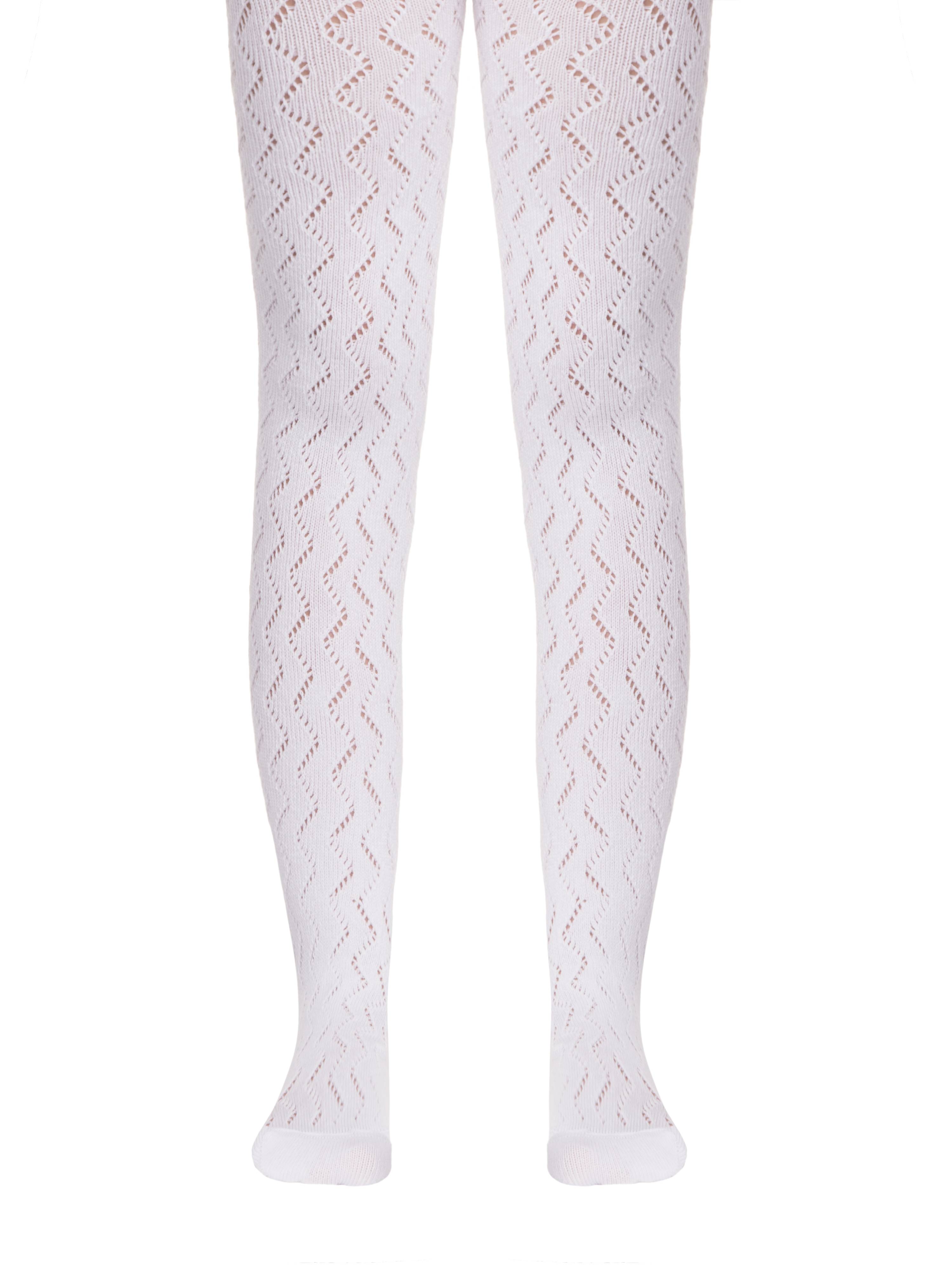 #7С-80СП(268) - Miss Conte-Kids Openwork Cotton Tights For Girls 2yr.-4yr.