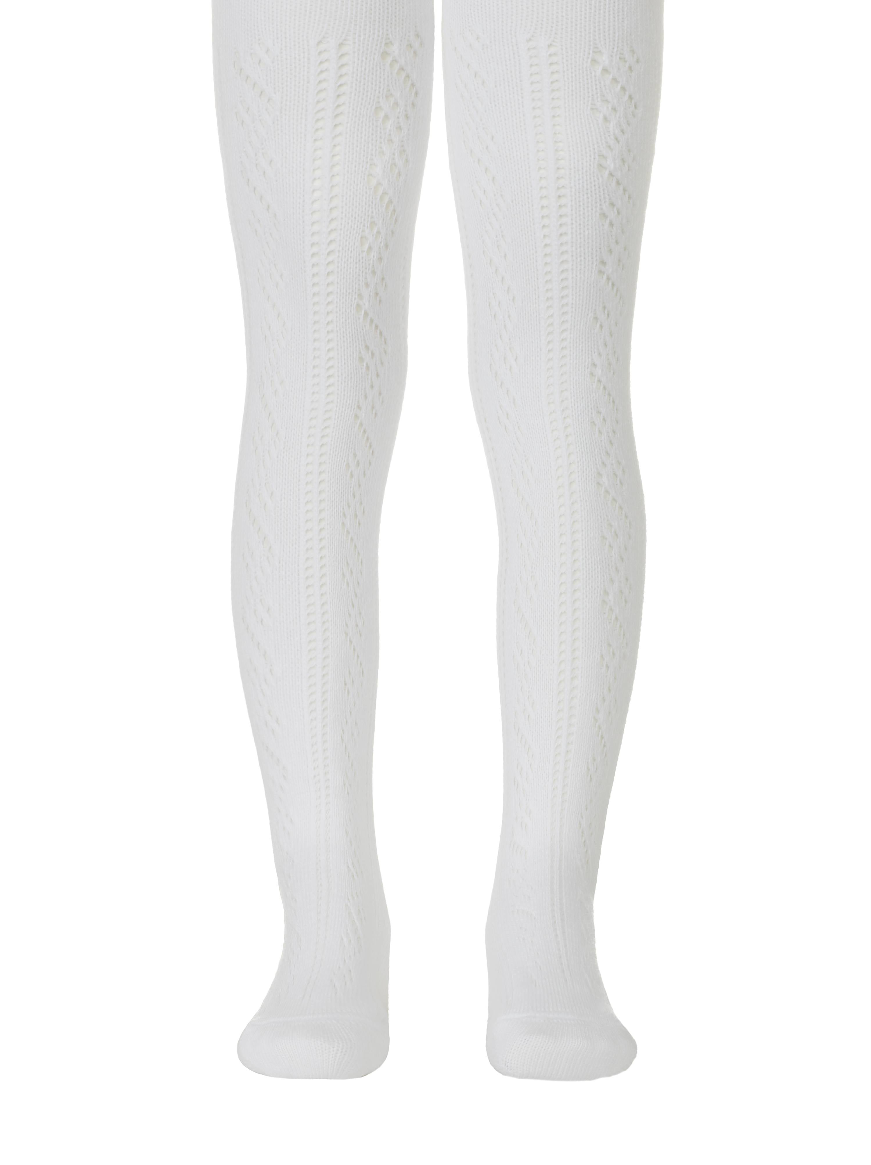 #7С-80СП(266) - Miss Conte-Kids Openwork Cotton Tights For Girls 0/12m.-12/24m.