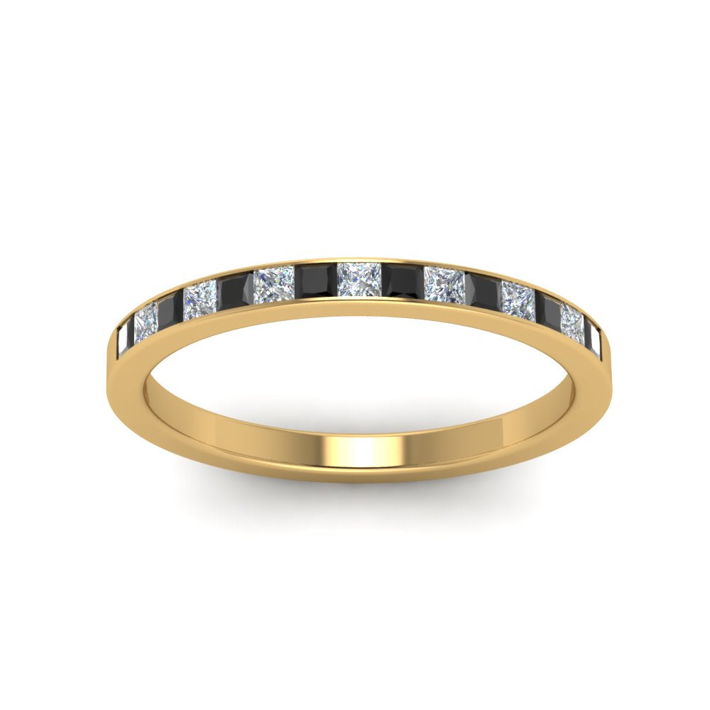 0.25 Ct. Princess Channel Wedding Band
