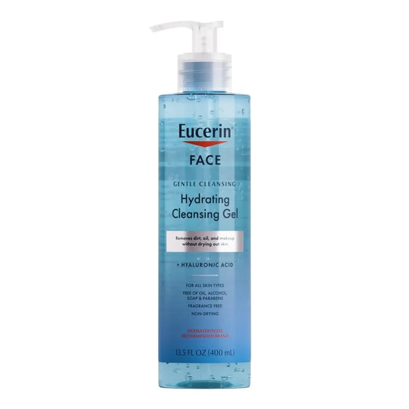 EUCERIN Face Gentle Cleansing Hydrating Cleansing Gel With Hyaluronic Acid