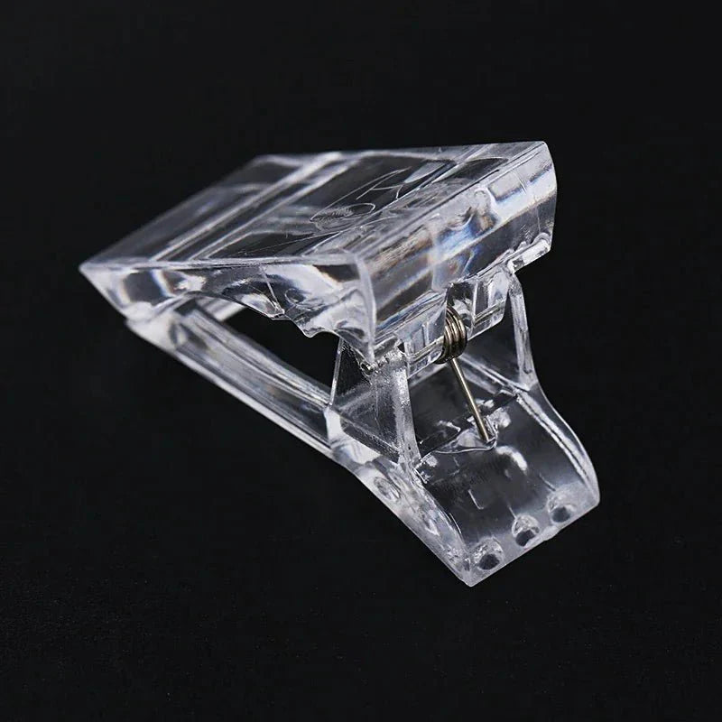 10-Piece Nail Tips Clip Set - Quick Poly Gel Extension Clamps