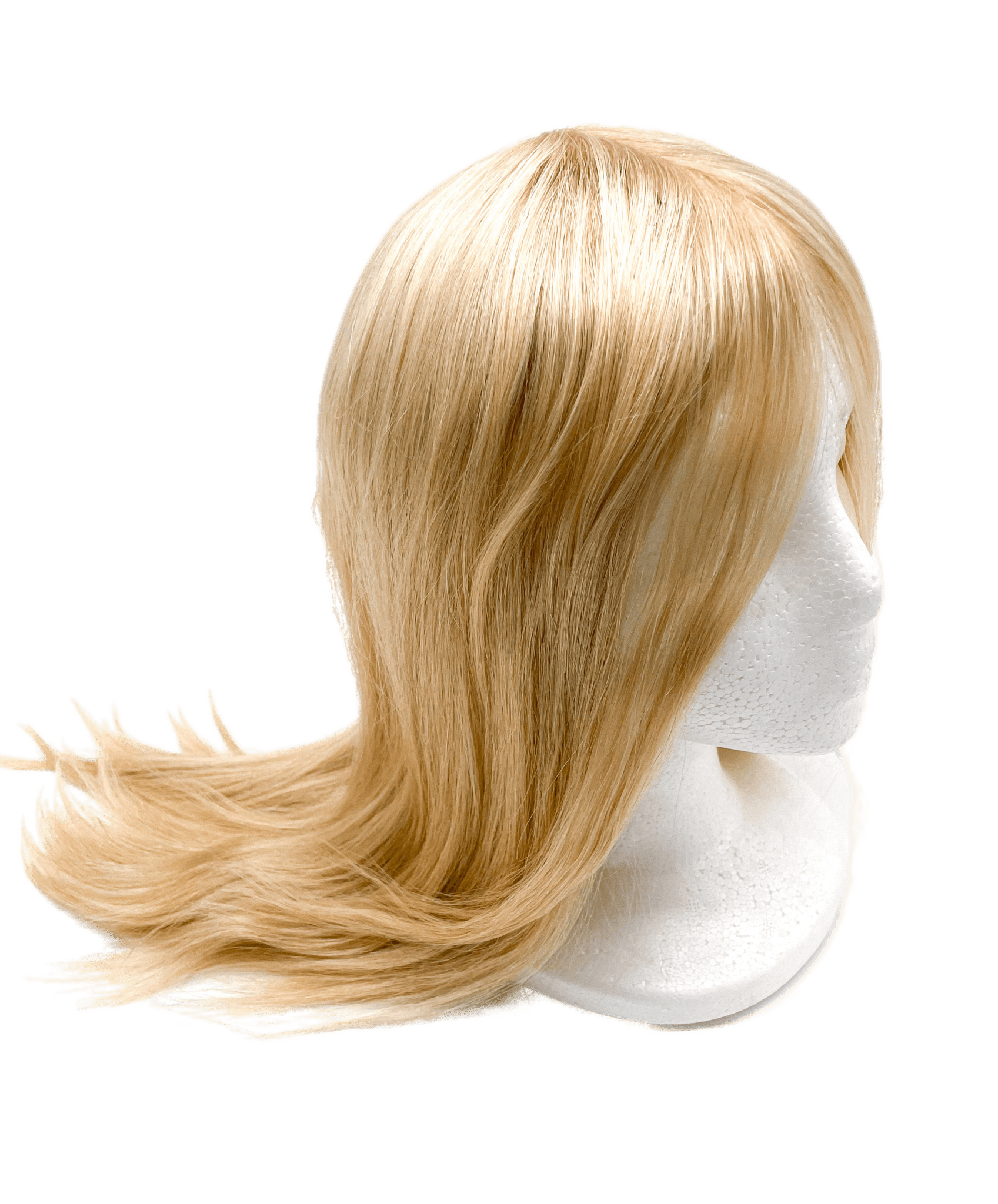 100%  cuticle remy hair natural injection polyskin topper 22''