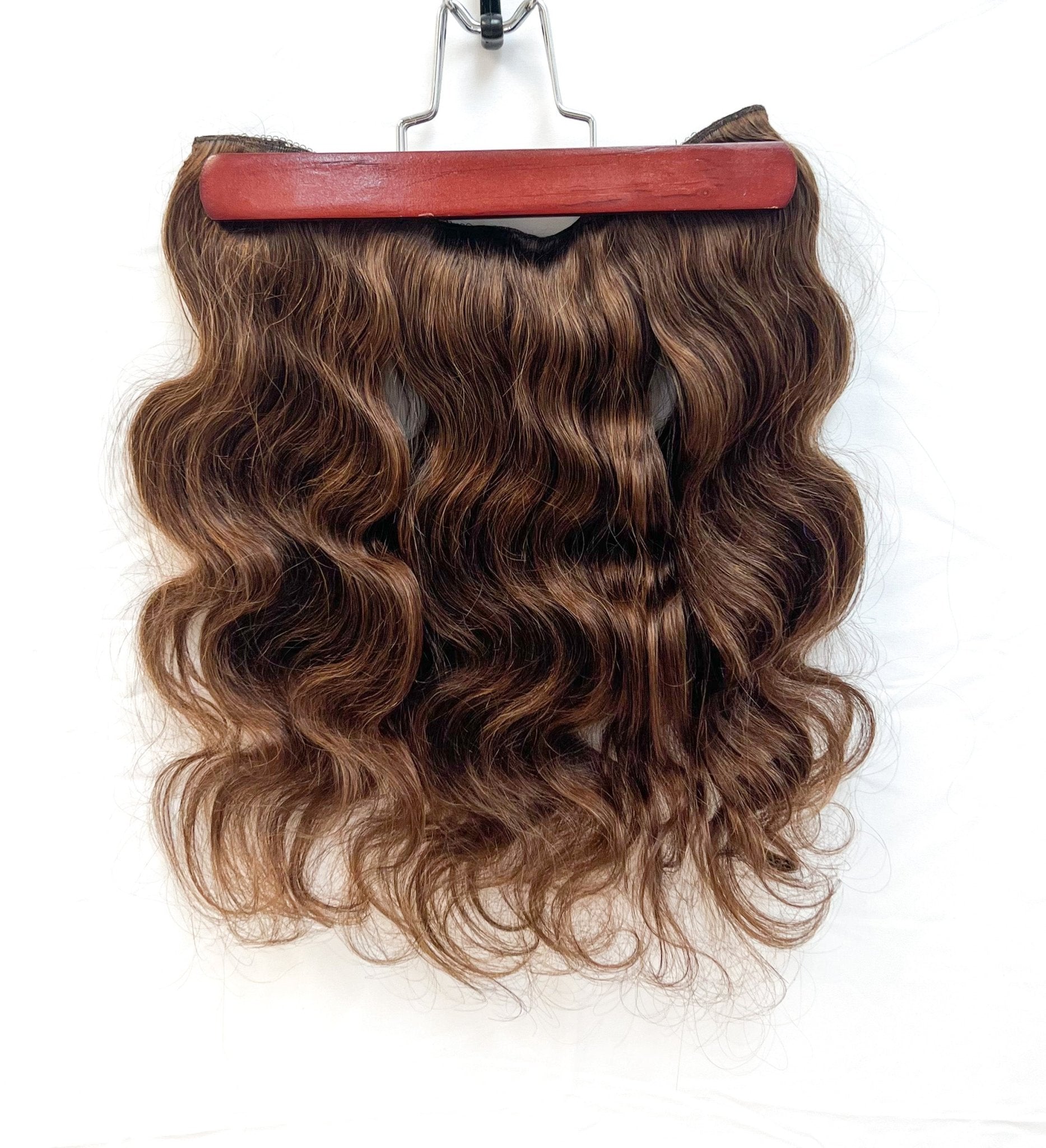 100% Human Hair Vip Brand BandX Halo  Body Wave 18'' with Clip