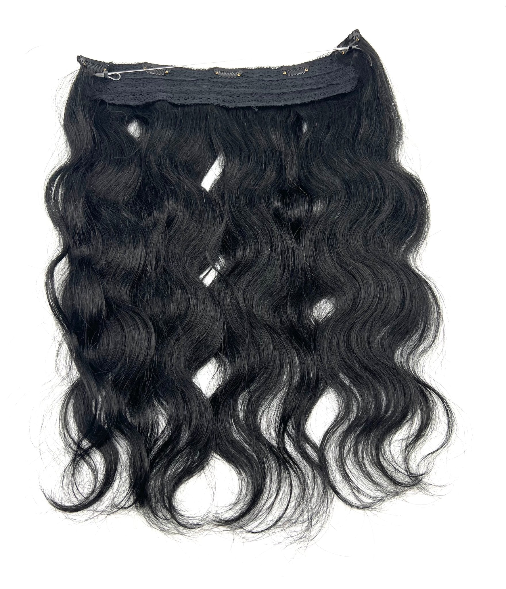100% Human Hair Vip Brand BandX Halo  Body Wave 18'' with Clip