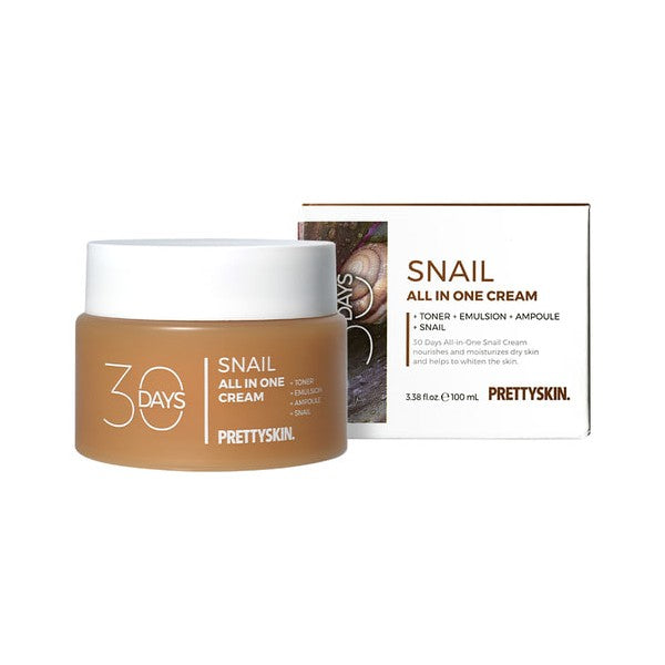 PRETTYSKIN - 30 Days All in One 100ml Snail Cream