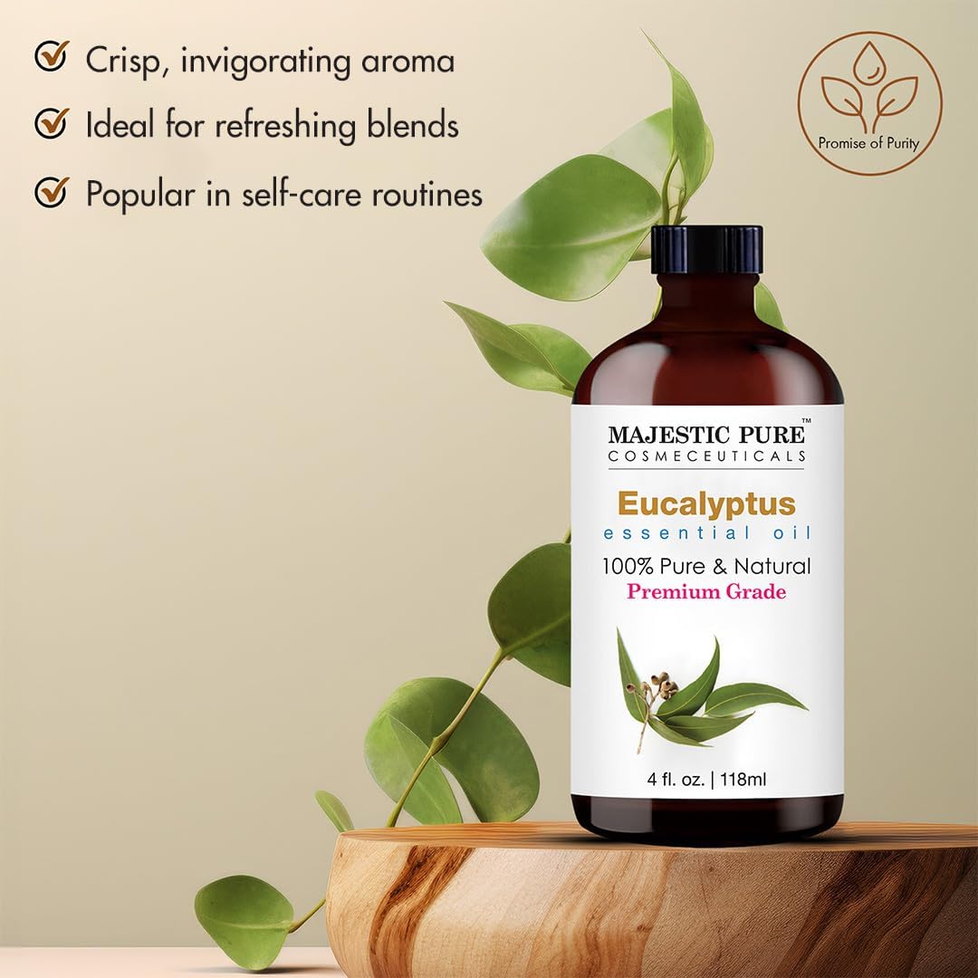 MAJESTIC PURE Eucalyptus Essential Oil
