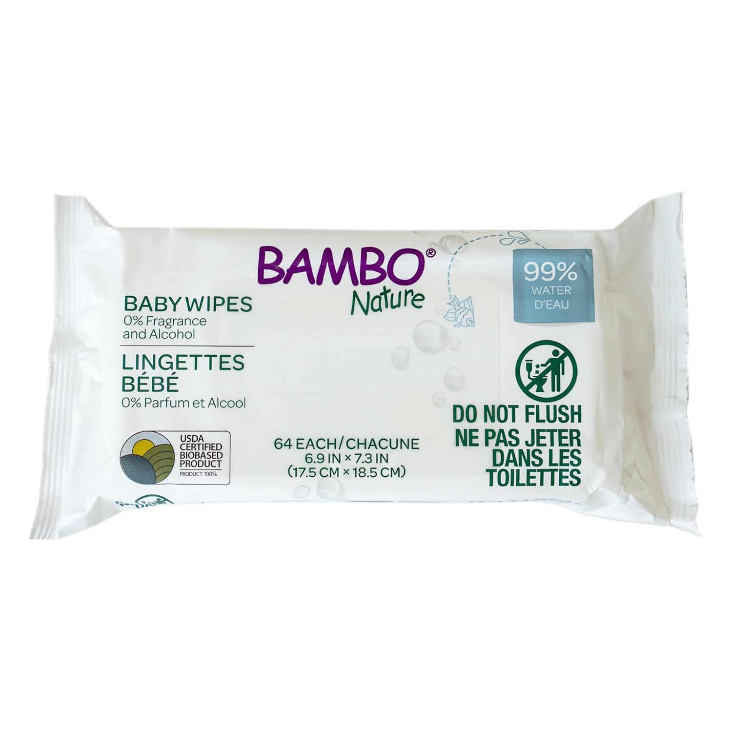 BAMBO NATURE Organic Wipes