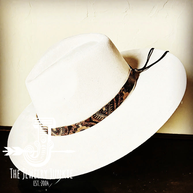 **Copper Aztec Embossed Leather Hat Band Only 951x