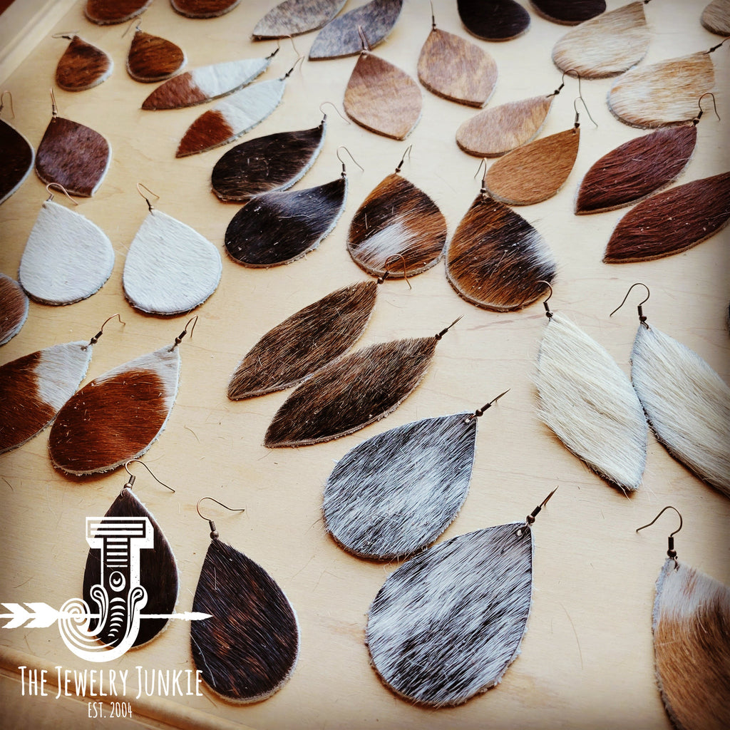 **Leather Earring Starter Pack-Hair-On-Hide-30 Pairs 208m