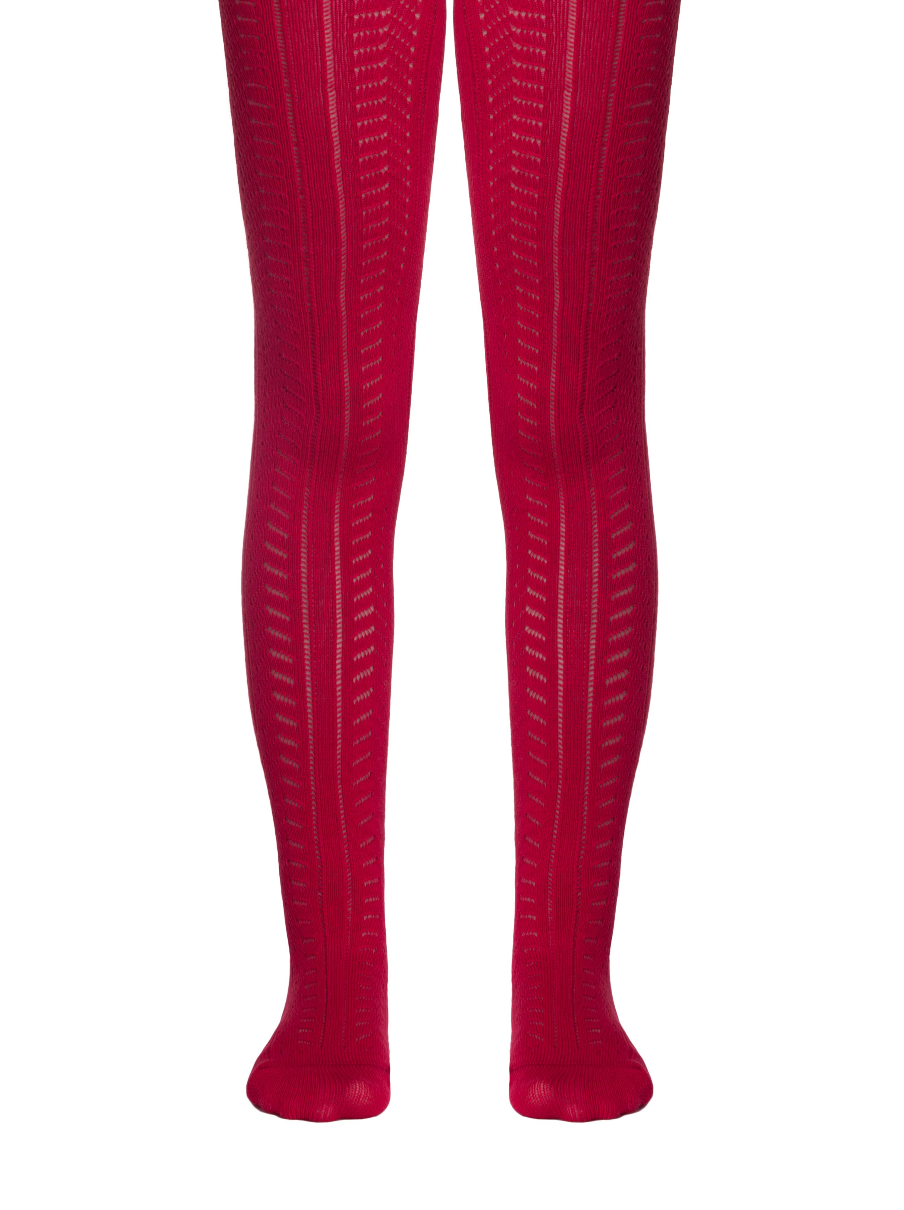 #7С-80СП(267) - Miss Conte-Kids Openwork Cotton Tights For Girls 6yr.-8yr.