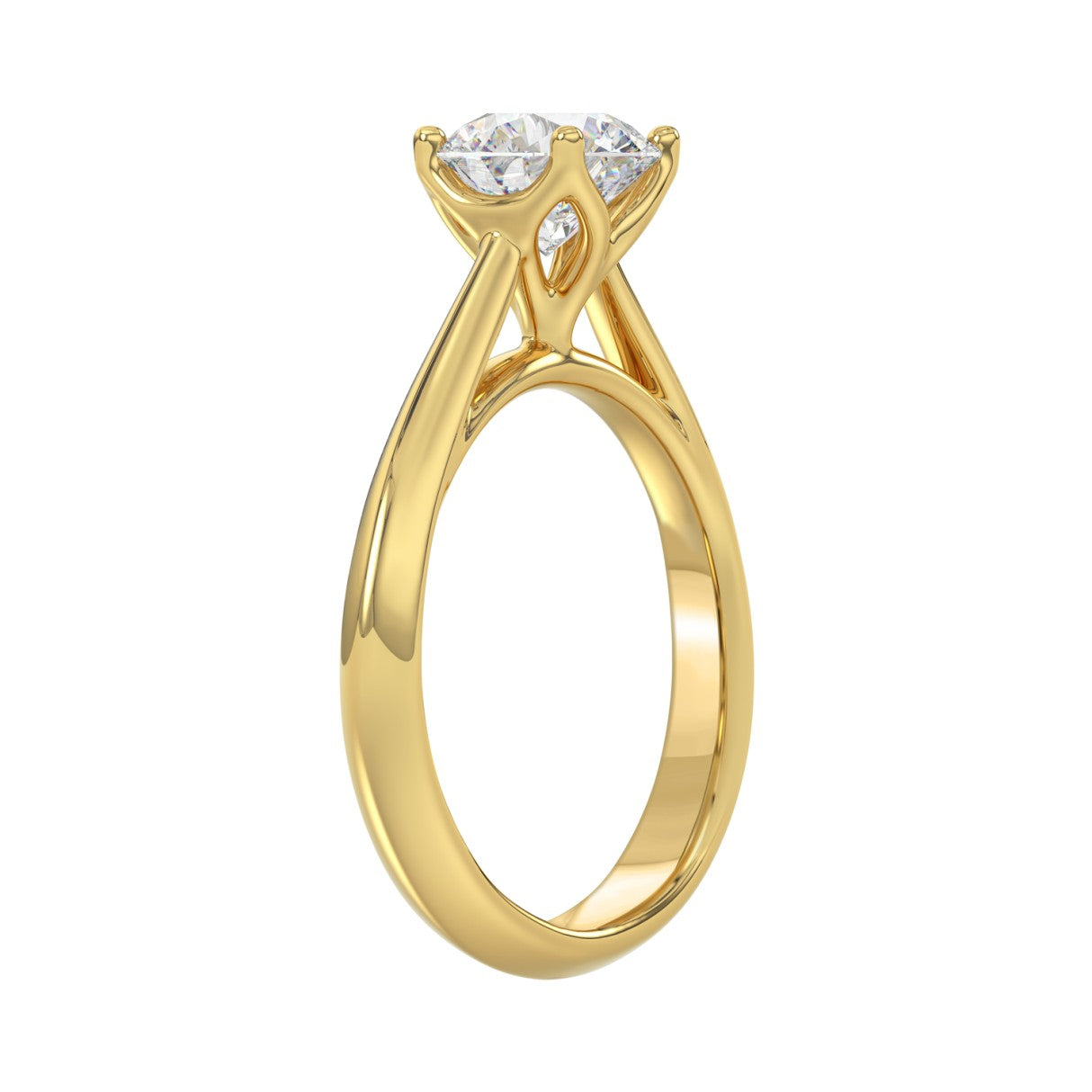 1-1/2 CT. Certified Lab-Grown Diamond Solitaire Engagement Ring in 14K Gold VS1/VS2
