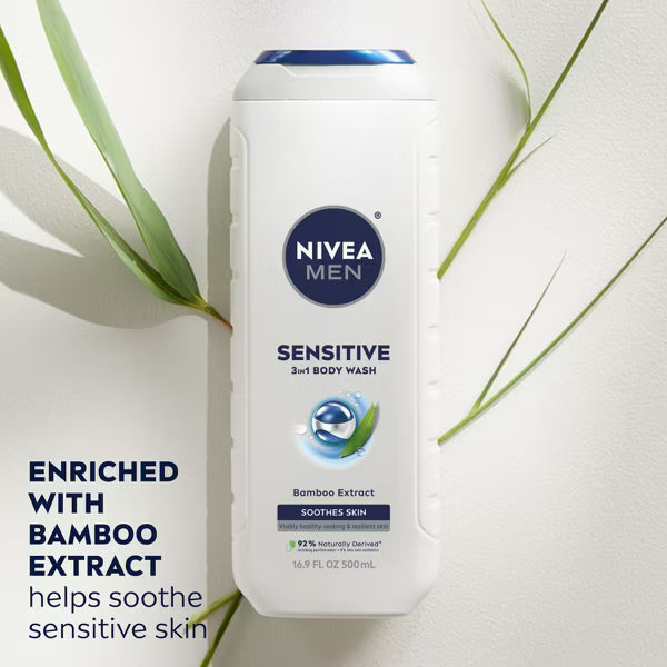 NIVEA Sensitive Body Wash with Bamboo Extract