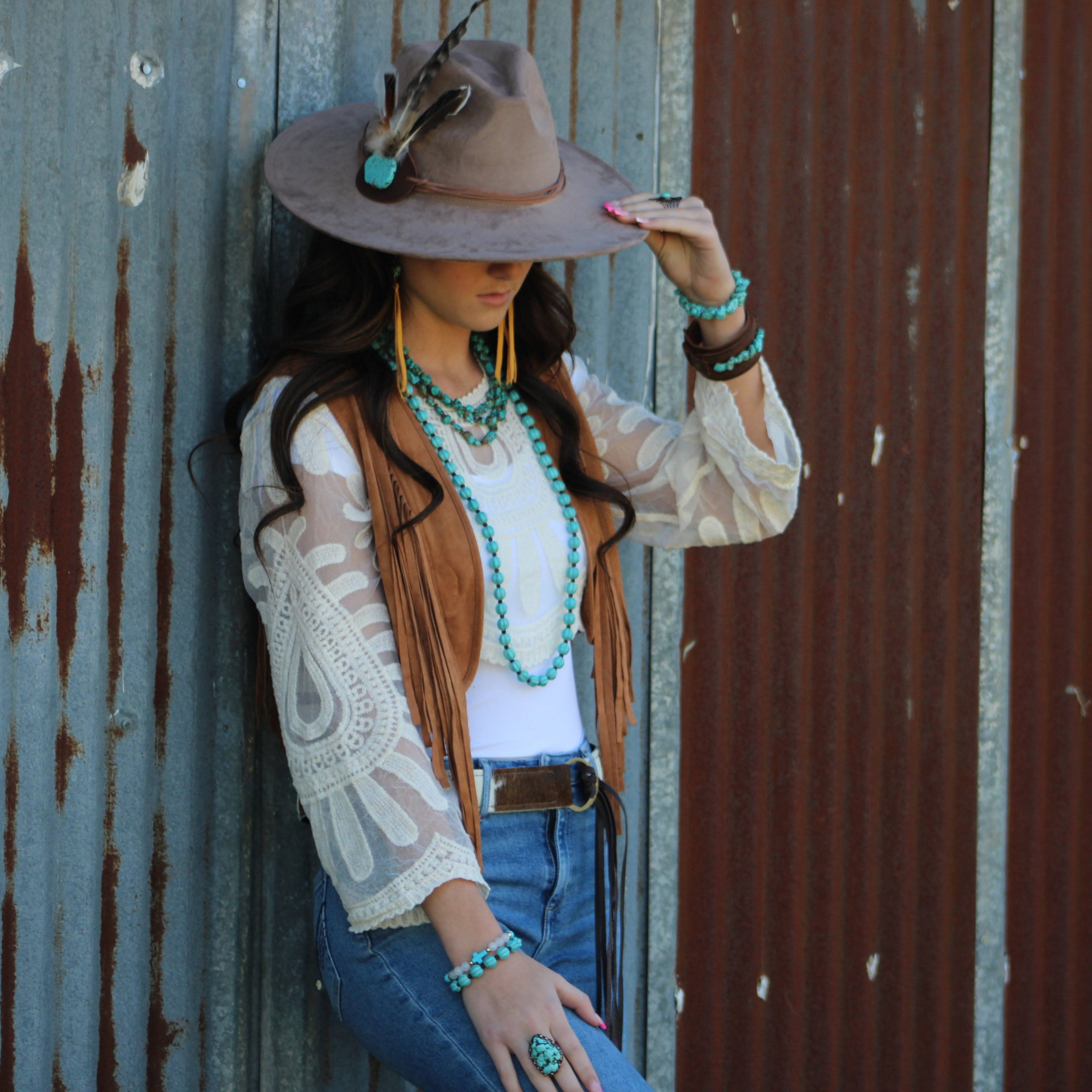 **Turquoise Blue Melon Beaded Stretch Bracelet 809g