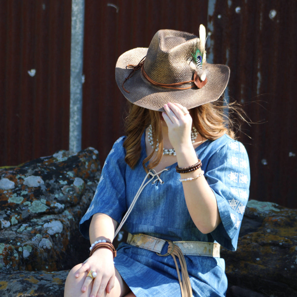 **Genuine Freshwater Pearl Beaded Wire Wrapped Bracelet 800ga