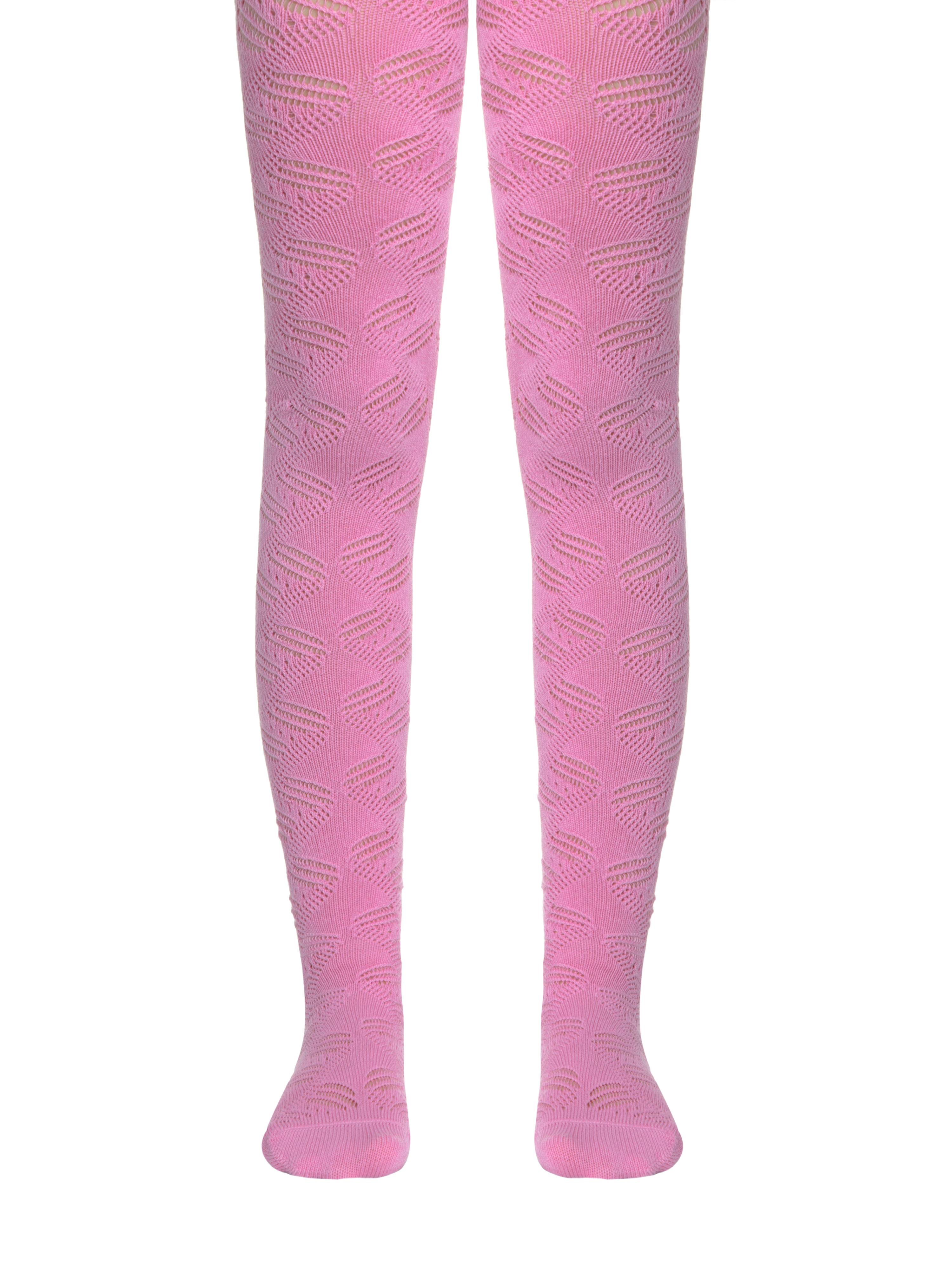 #7С-80СП(272) - Miss Conte-Kids Openwork Cotton Tights For Girls 6yr.-8yr.