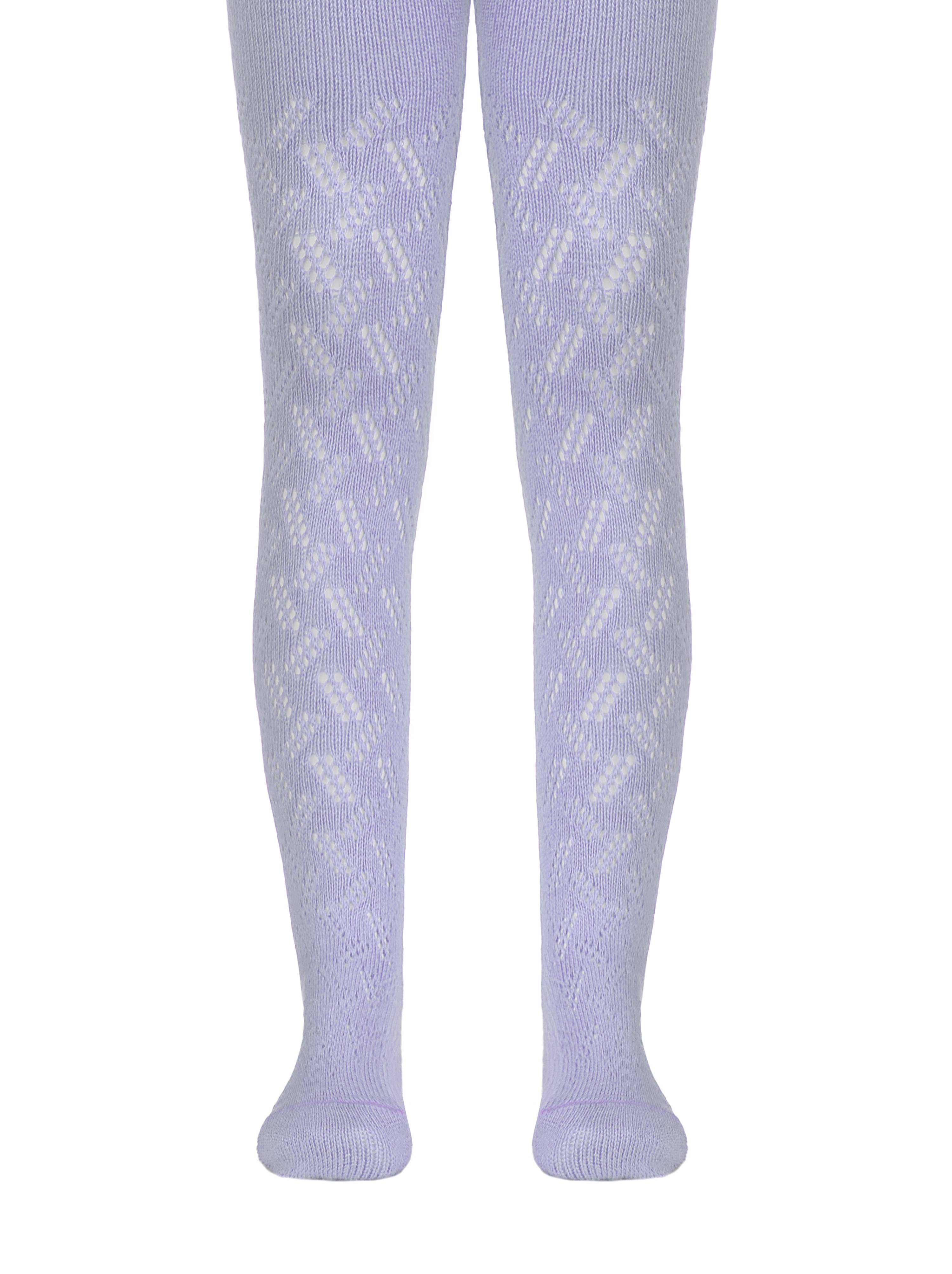#7С-80СП(265) - Miss Conte-Kids Openwork Cotton Tights For Girls 0/12m.-12/24m.
