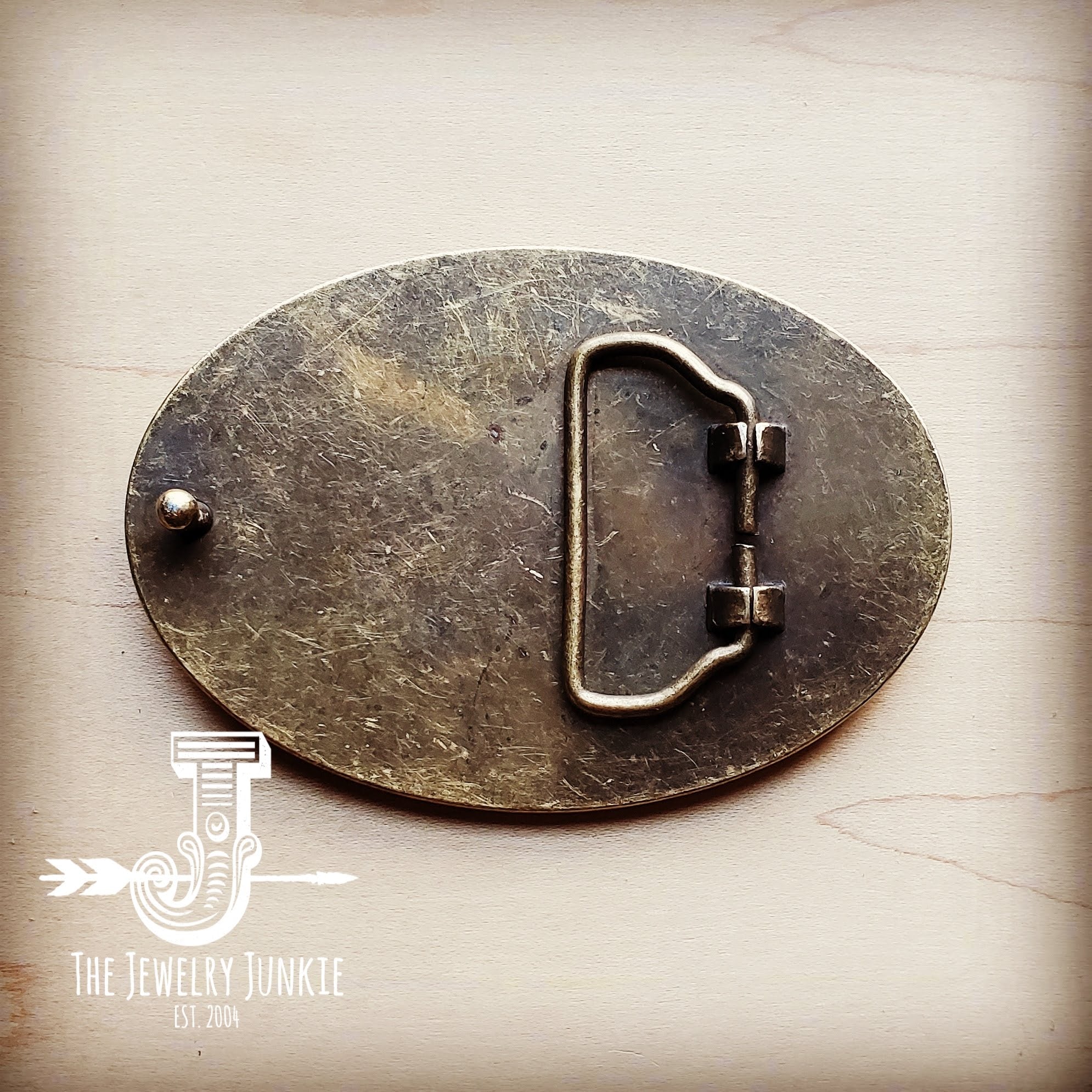 **Rope Edge Turquoise Laredo Leather Belt Buckle 901t