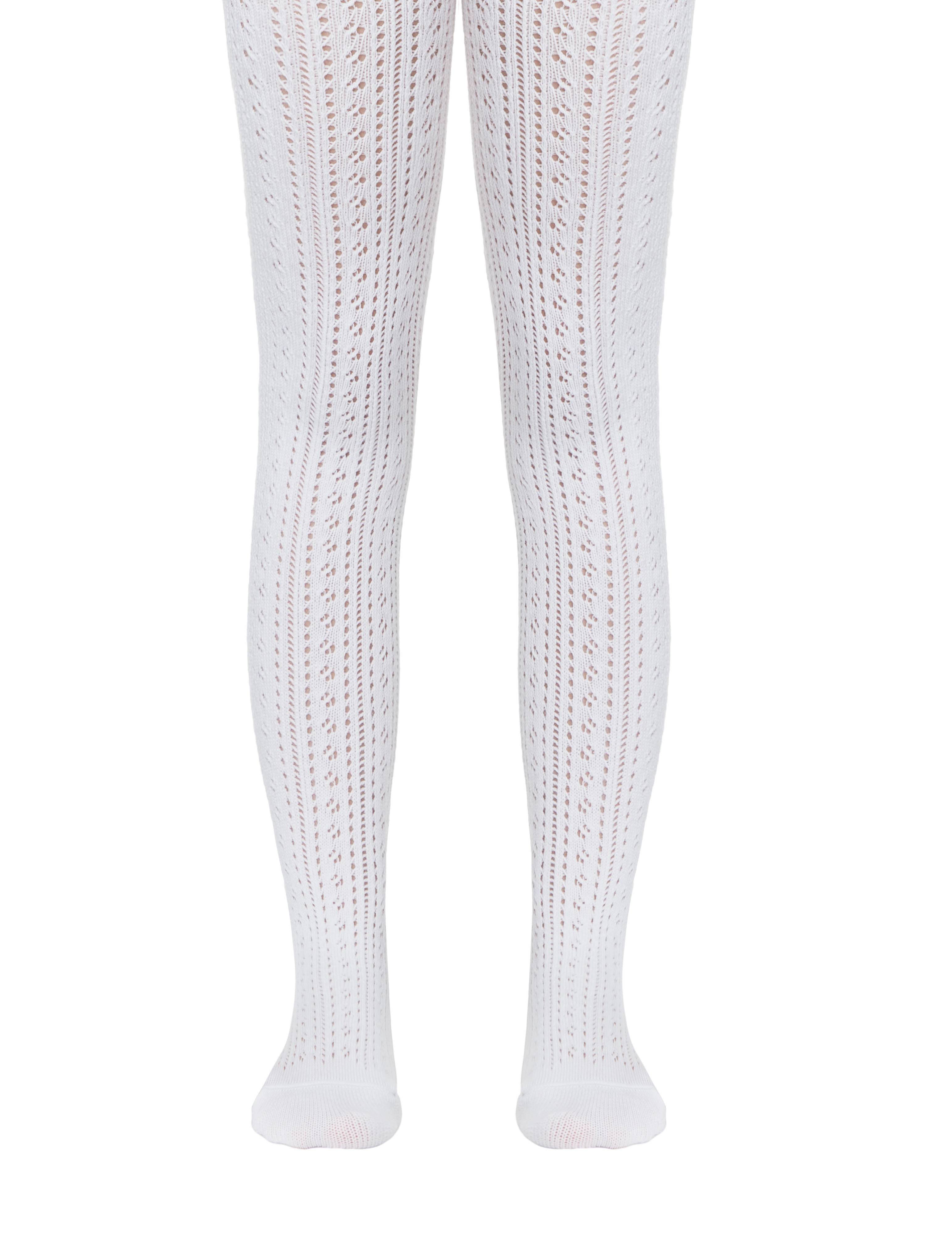 #7С-80СП(270) - Miss Conte-Kids Openwork Cotton Tights For Girls 2yr.-4yr.
