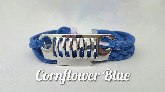 "It's a Jeep Thing" Grill Leather Bracelet