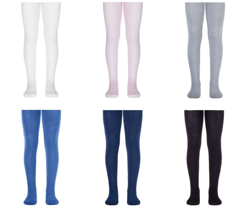 #19С-188СПЕ(000) - Conte/Esli Kids Classic Solid Cotton Tights For Girls & Boys 12/24m.-16yr.