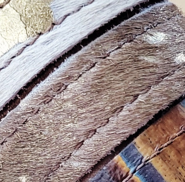 **Narrow Genuine Leather Cuff w/ Velcro Closure 001ot